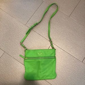 Green Kate spade bag